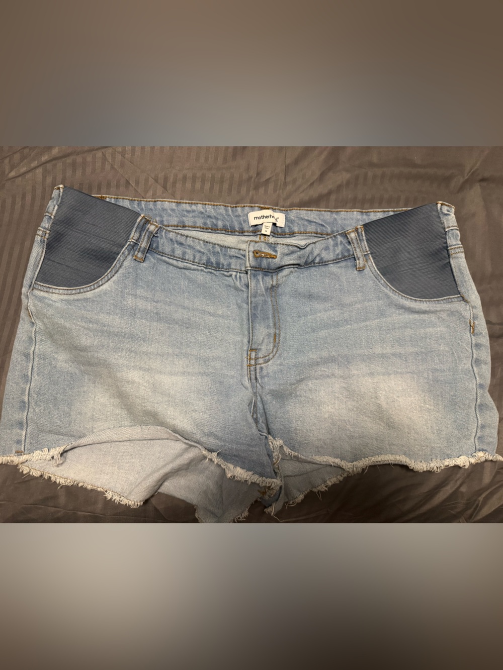 Motherhood maternity denim Shorts XL